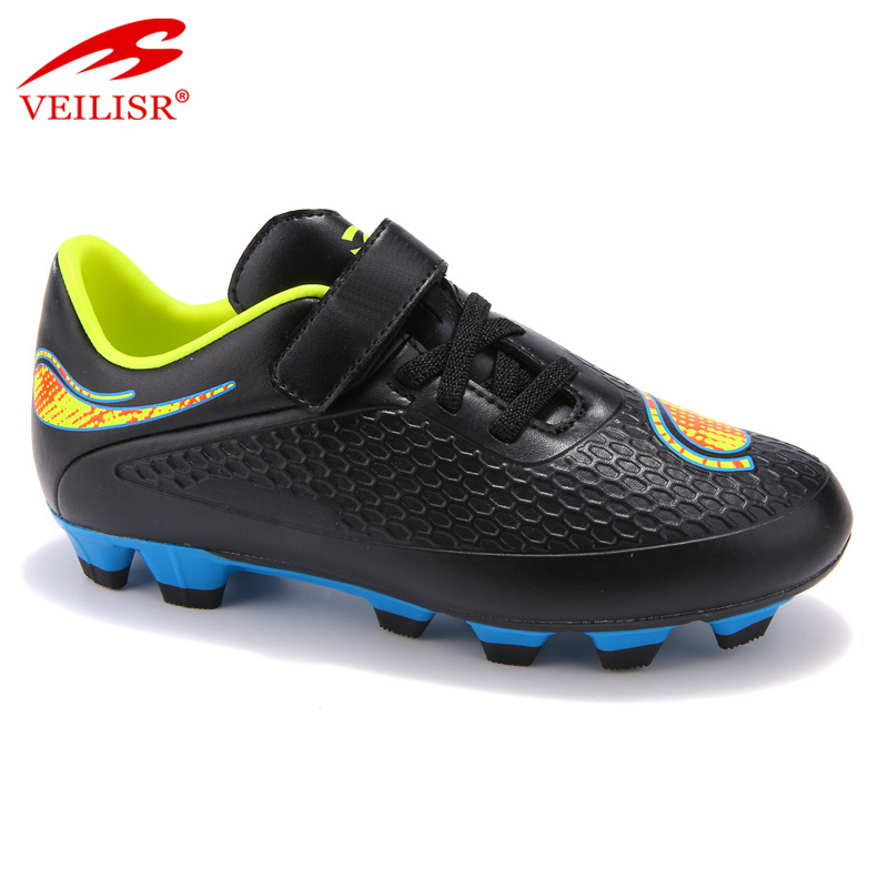 Zapatos de futbol Детская футбольная обувь из PU искусственной кожи детские футбольные ботинки