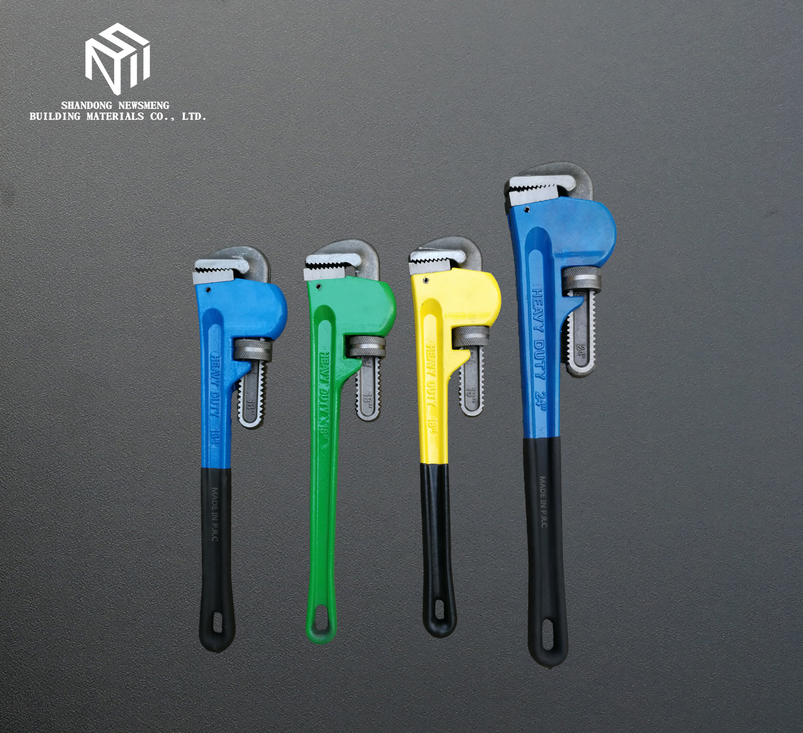 18 inch Tools Heavy Duty Pipe Wrench with Rubber Grip