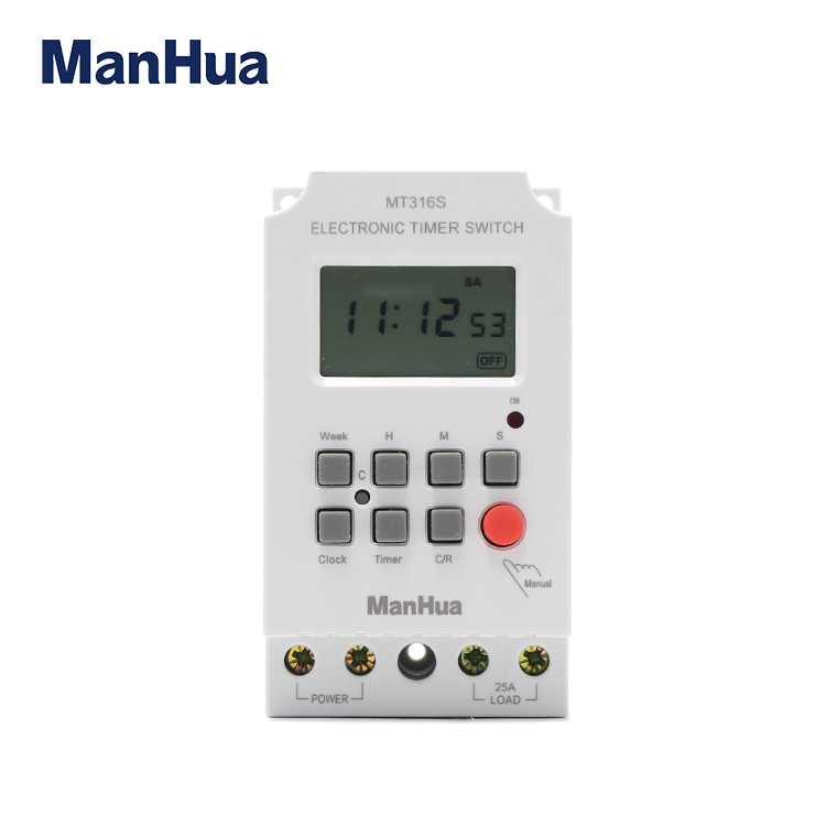 Manhua MT316S 30A большой ток на выходе 220VAC 7 дней во-вторых управления цифровой таймер