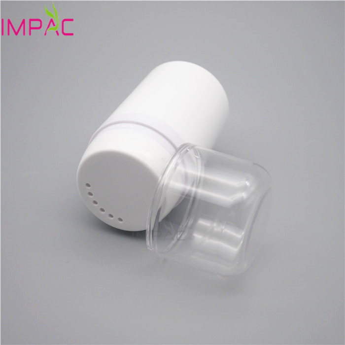 Baby white body talcum powder containers bottle for body care