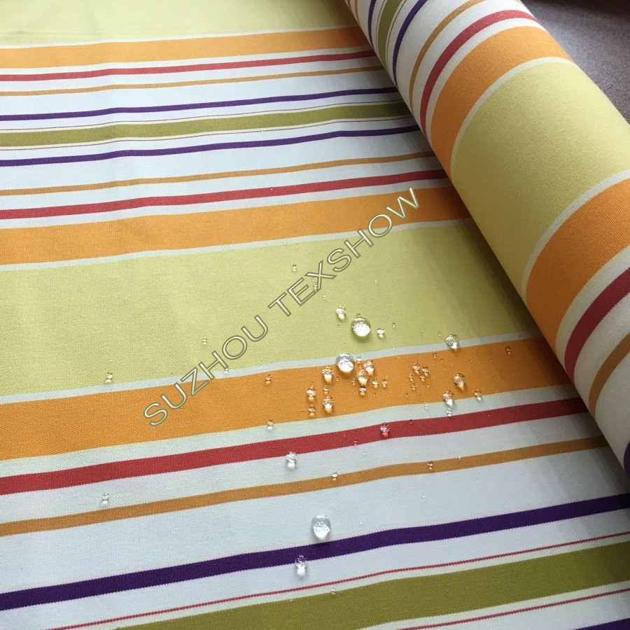 100% solution yarn dyed acrylic awning fabric
