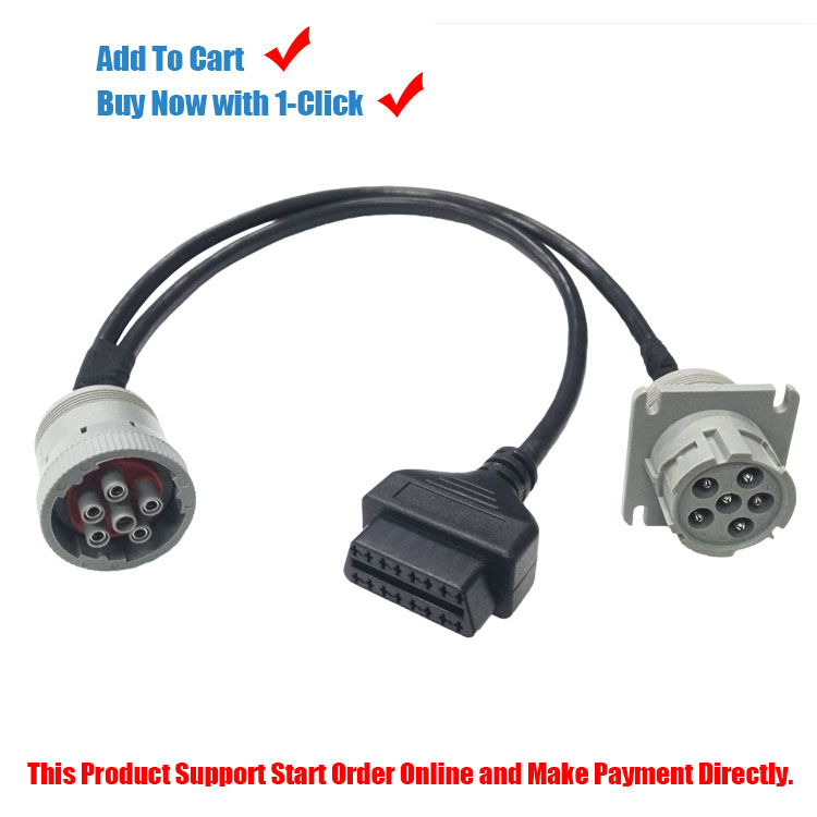 Изготовленный На Заказ j1708 6 pin серый разъем deutsch для obd2 разъем 16 pin адаптер Y КАБЕЛЬ