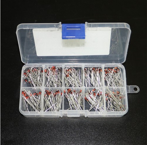 10 значений x 20 шт. зенеровский диод ассортимент diy kit Электронная набор 3,3 V 3,6 V 3,9 V 4,3 V 4,7 V 5,1 V 5,6 V 6,2 V 6,8 V 7,5 V