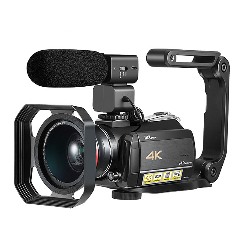 Winait super 4k Цифровая видеокамера с сенсорным экраном 3,0 дюйма 12 x Оптический зум Цифровая видеокамера
