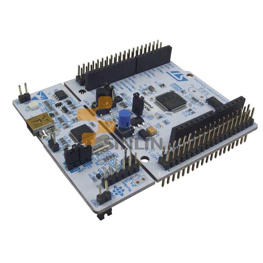 ST оригинальный NUCLEO-F446RE STM32 Nucleo макетная плата с STM32F446RET6 MCU, для F4 серии, встроенное программное обеспечение LQFP64 пакет