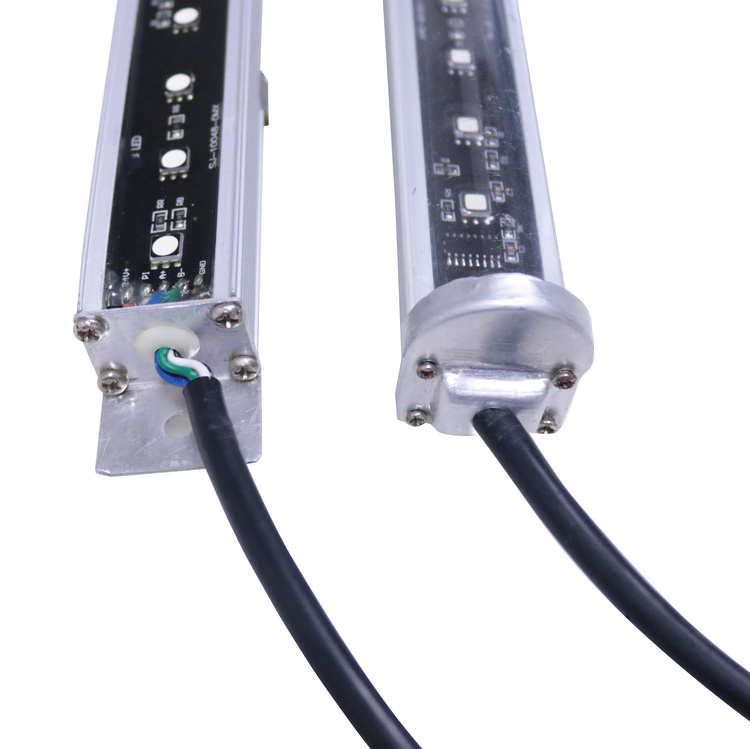 Ucs 512 5050 rgb алюминиевый корпус 48 светодио дный s/m DMX цифровой светодиодный бар