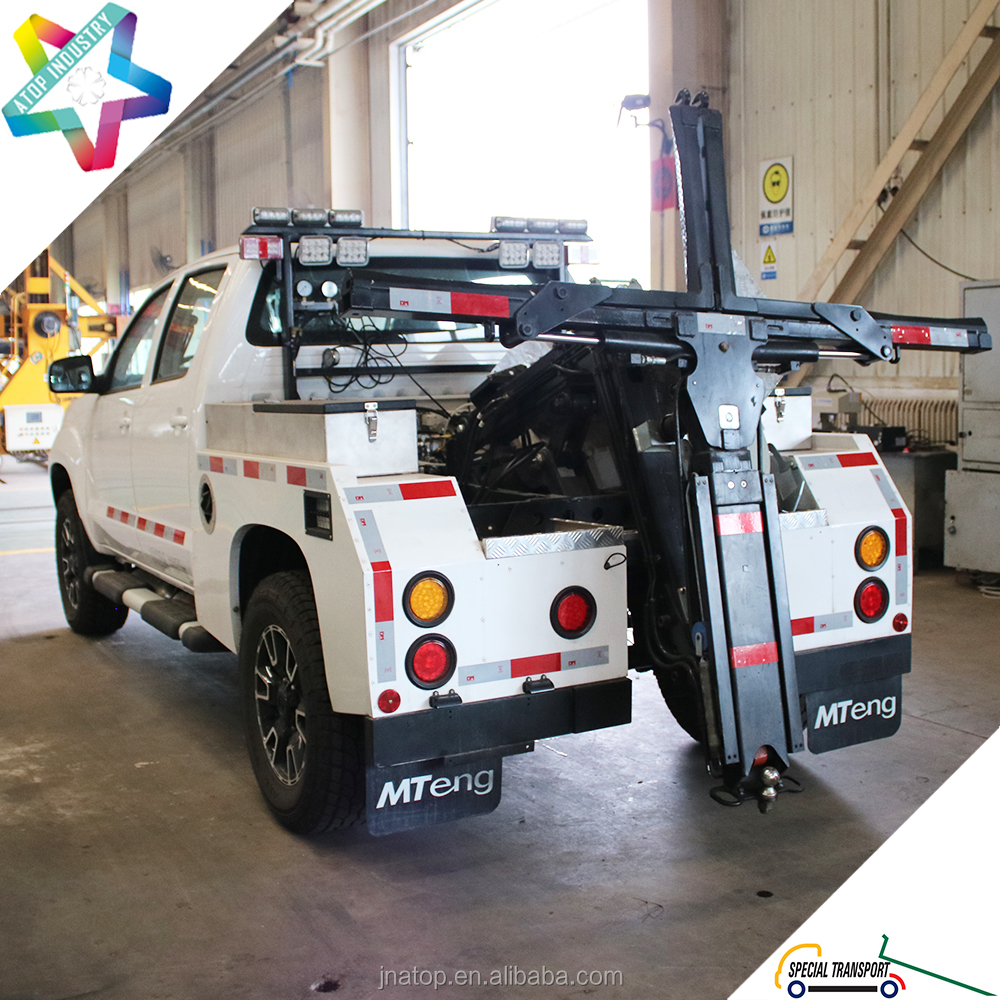 ATOP 4x4 4WD двойная Экипировка кабина Китайский Пикап шасси эвакуатор тягач пикап