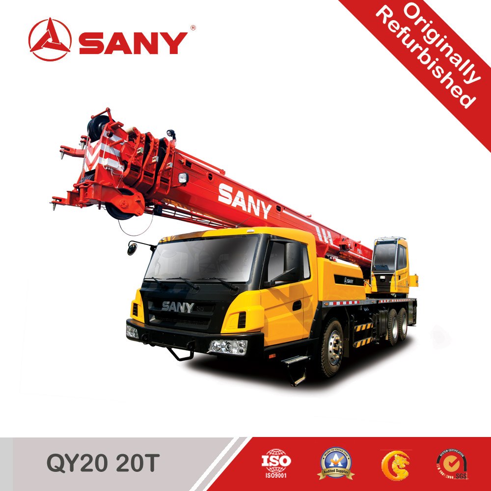 Первоначально Восстановленный QY20 20T SANY Подержанный Автокран