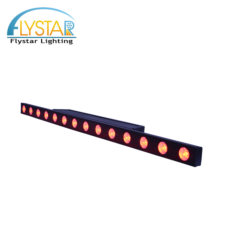 Building Bar Lighting 14Pcs 3W DMX Matrix RGB Led Pixel Beam Bar