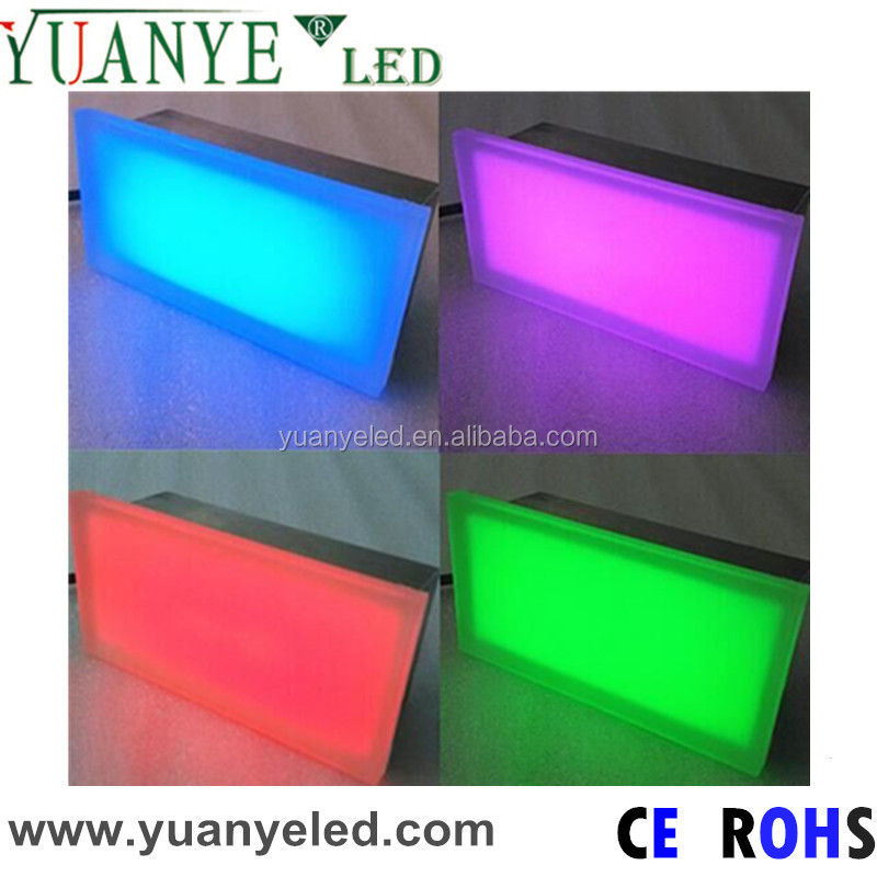 6 Вт RGB утопленное света кирпича 200*100 мм