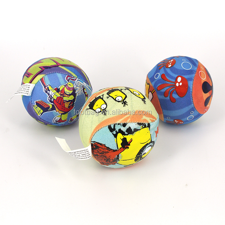 2024 New Custom Design Family Outdoor Soft Colorful Fabric Grip Ball Water Bounce Ball Round Toy Balls