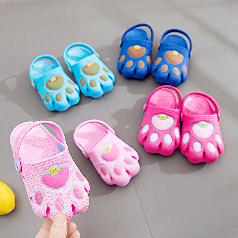 Wholesale Sandals Summer New Children Cartoon Soft Bottom baby Toddler Shoes Hole Beach Bag Kids Slippers