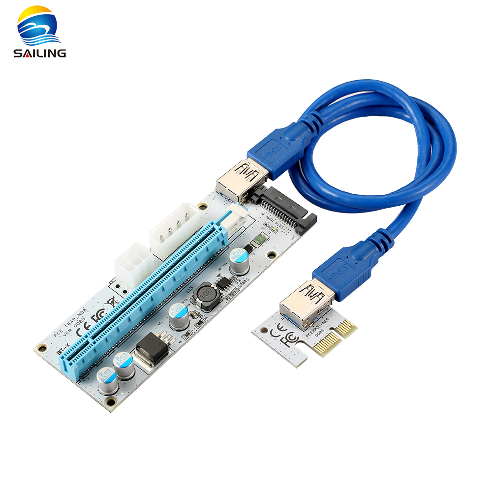 008S 006C PCI express riser In Stock PCI-E X16 Riser Card USB 3.0 Transfer Card