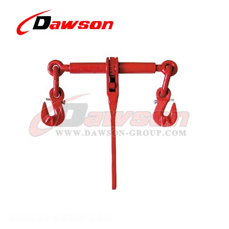 G80 Ratchet Binder With Safety Hooks to EN 12195-3, Grade 80 Ratchet Type Load Binder