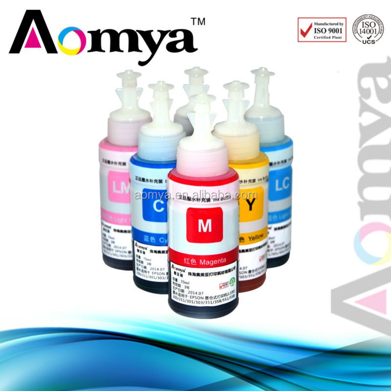 70 мл похожие оригинальные чернила для Epson Dye чернил/воды печатная краска