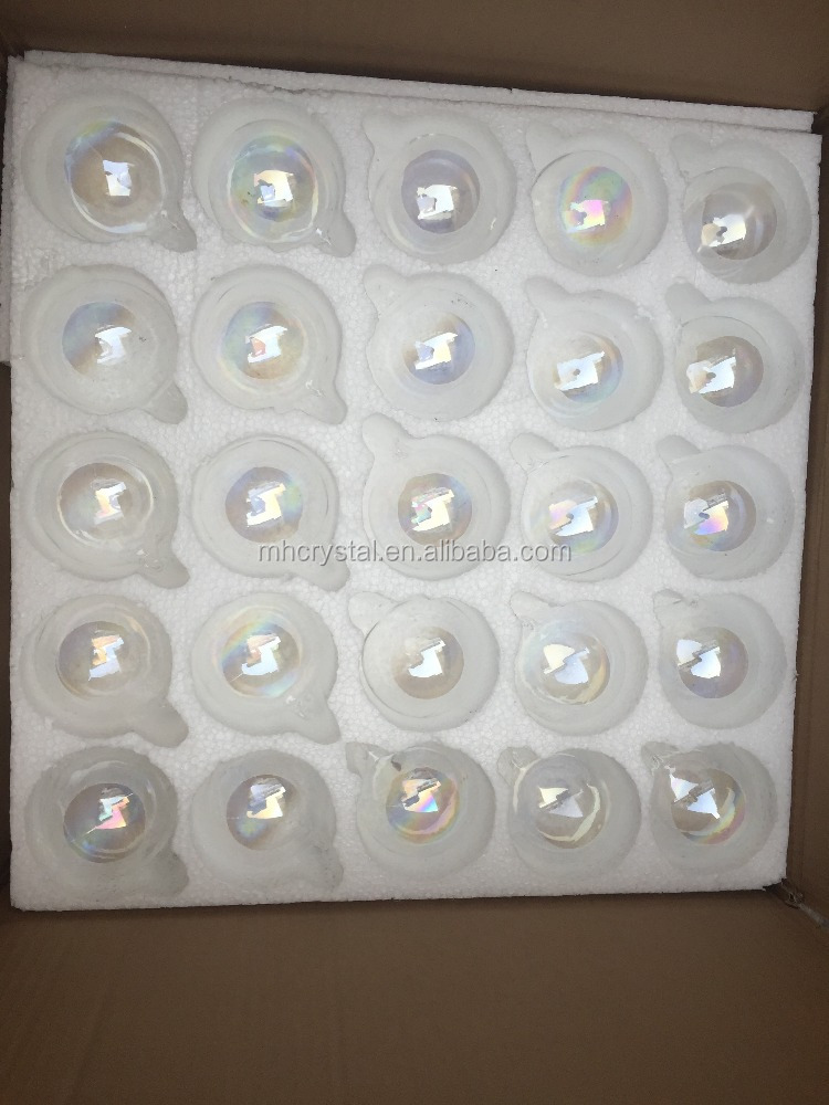 AB clear glass bauble christmas MH-12824