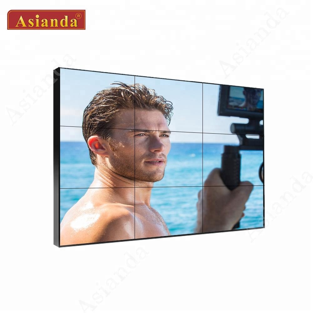 55 дюймов узкая рамка 4K ТВ lcd Видео стена мульти экран рекламы UHD 8K lcd рекламный экран