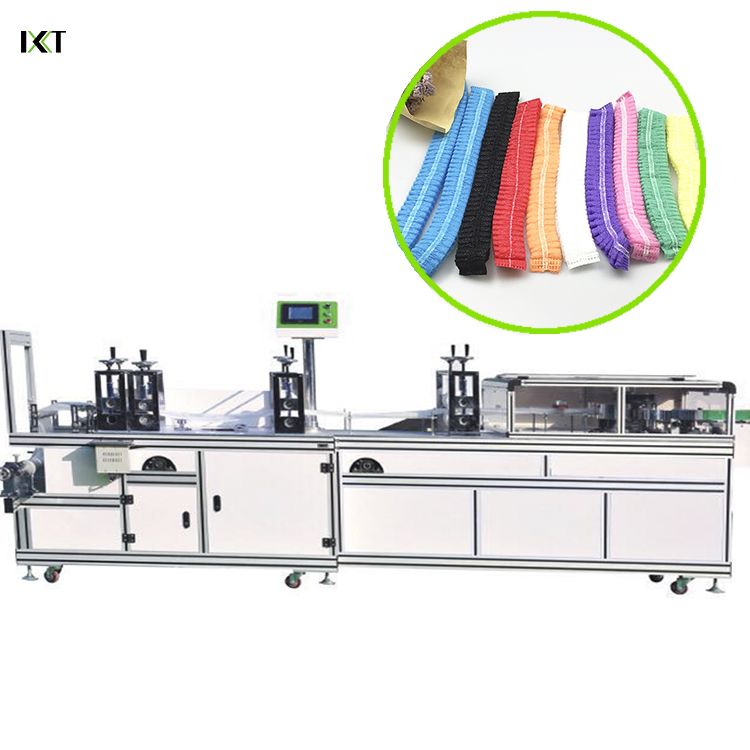 Non-woven bouffant cap making machine nonwoven shower cap forming machine shower strip cap making