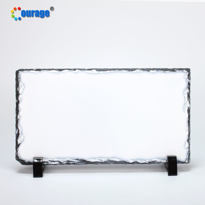 12*20cm Sublimation rock photo tile frame
