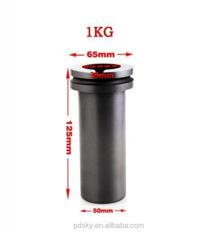 Graphite Crucible/High Purity Graphite Casting Melting Crucible 1KG For Gold Silver
