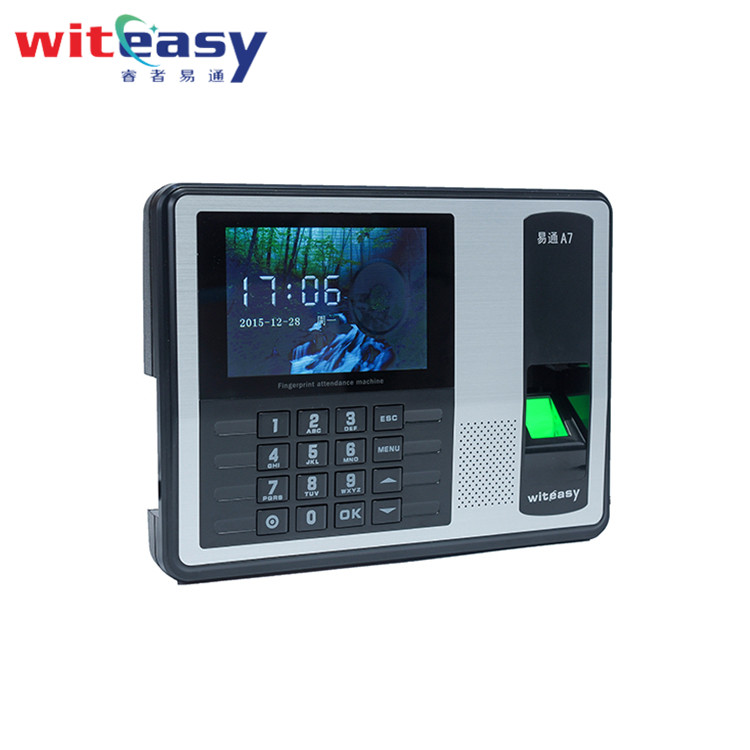 Witeasy фингерпринта терминалов с сканер отпечатков пальцев 3000/10000/30000 емкость IP TCP и веб-A7 плюс