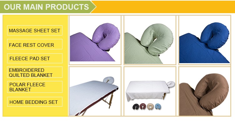 Wholesale Promotional China Manufacturer Massage Table Cotton Bed sheets