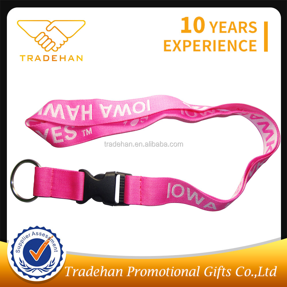 custom design nylon sublimation Lanyard heat transfer lanyard