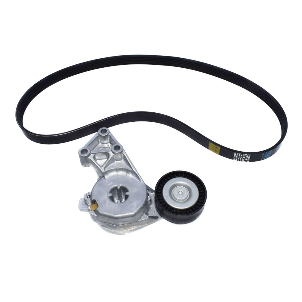 V-Ribbed Belt Tensioner Kit For VW Jetta Golf AUDI A3 1.6 1.8T 2.0 6PK1195,06A903315F,6DPK1200