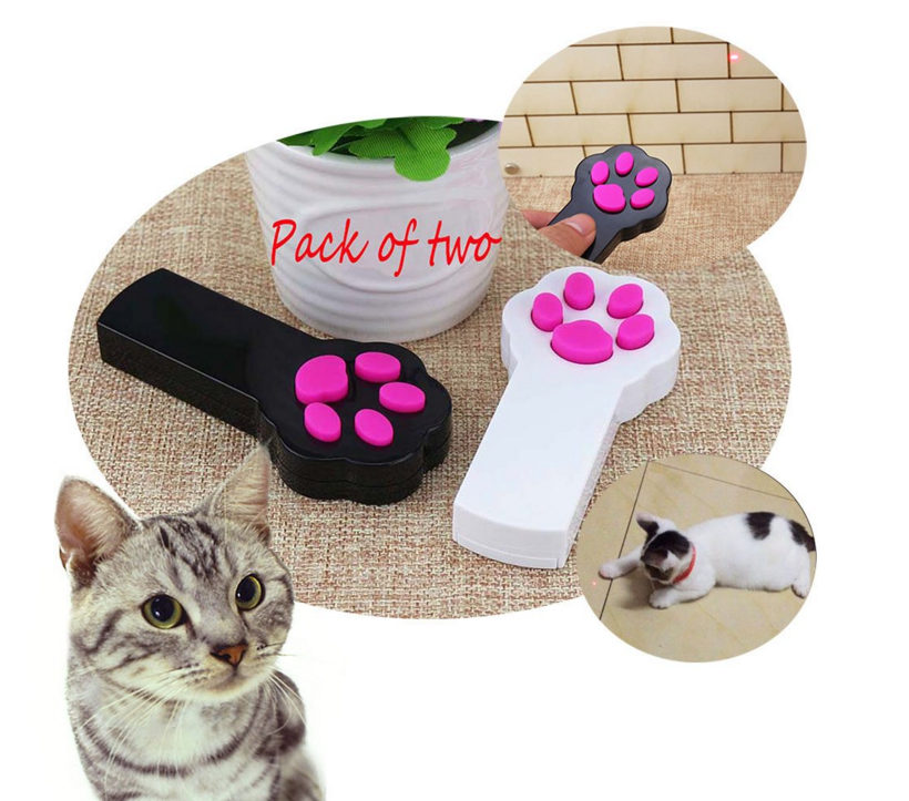Paw Shaped Электрический лазерный Кот Игрушка красная лазерная указка сделать кошка забавная игрушка