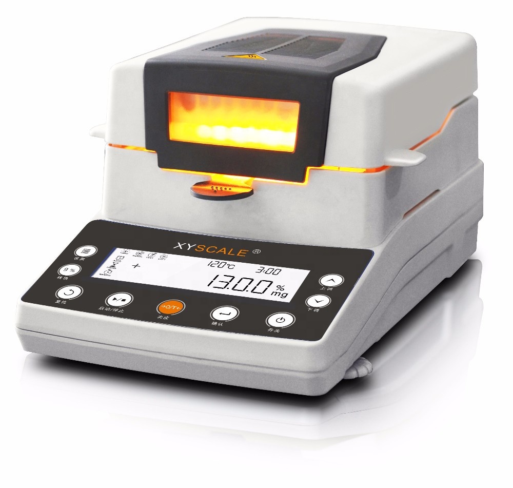 XY110MW OEM halogen heat lamp drying machine moisture analyzer 10mg