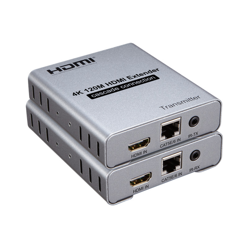 HDMI удлинитель 120 м 4 к/30 Гц по cat5e/cat 6 каскад подключение go без коммутатора 4 к 120 м hdmi удлинитель