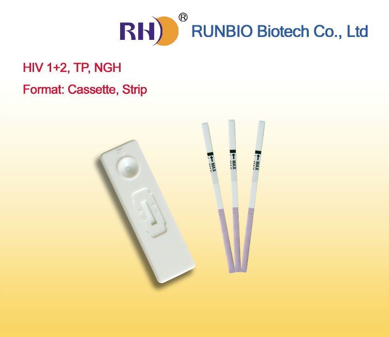 Медицинское снабжение комплектом тестов на ВИЧ I + II, TP, NGH