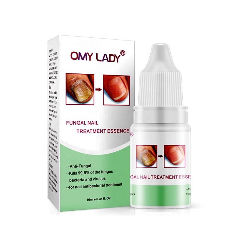 Восстанавливающий раствор для ногтей от грибка онихомикоза OMY LADY