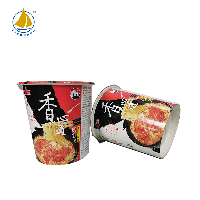 Лучший выбор oem жареная ramen чашка Халяль лапша с низкой калорийностью Kimchi Корейская лапша