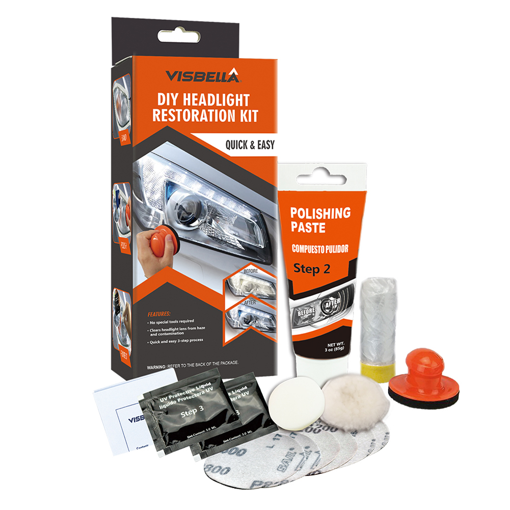 Visbella Heavy Duty "сделай сам" фар автомобиля Ремкомплект восстановить фар