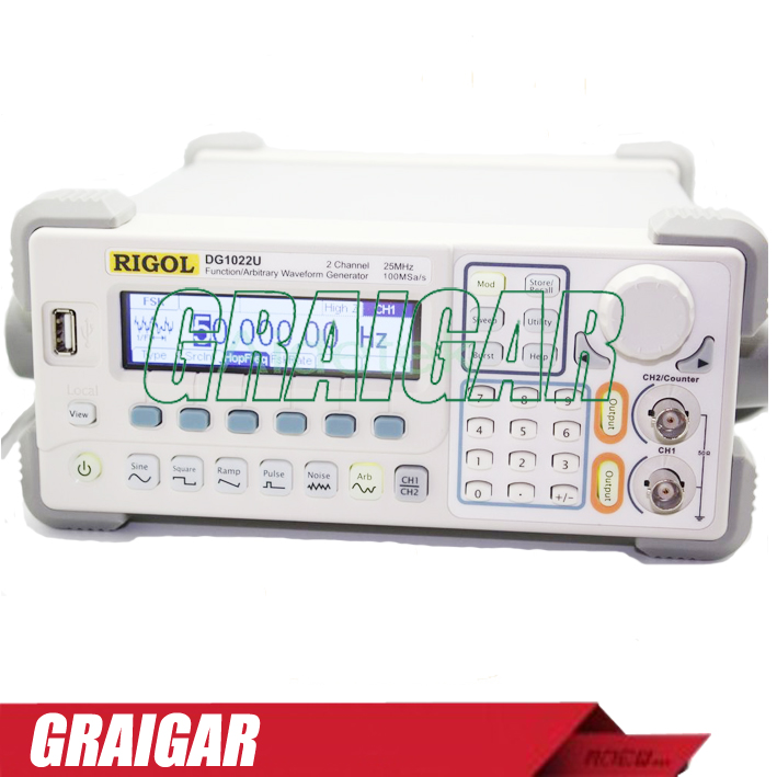 RIGOL DG1022U генератор сигналов 2 канала 25 МГц функция генератор сигналов