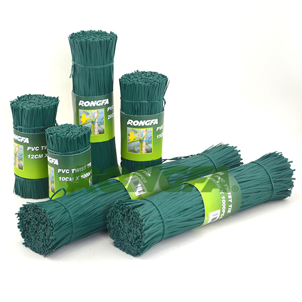 2.6mm x 25cm biodegradable pre cut garden plastic wire ties