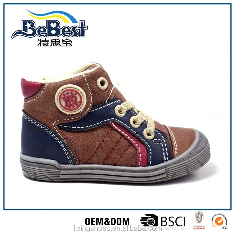 2017 wholesale customization boy children sneakers sport kids boot shoes