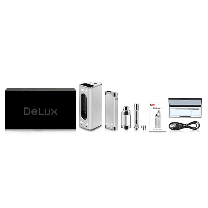 Наборы для начинающих вейпов Yocan 2 в 1 Delux 450/1500 мАч, вейп-моды 510, восковая ручка с резьбой