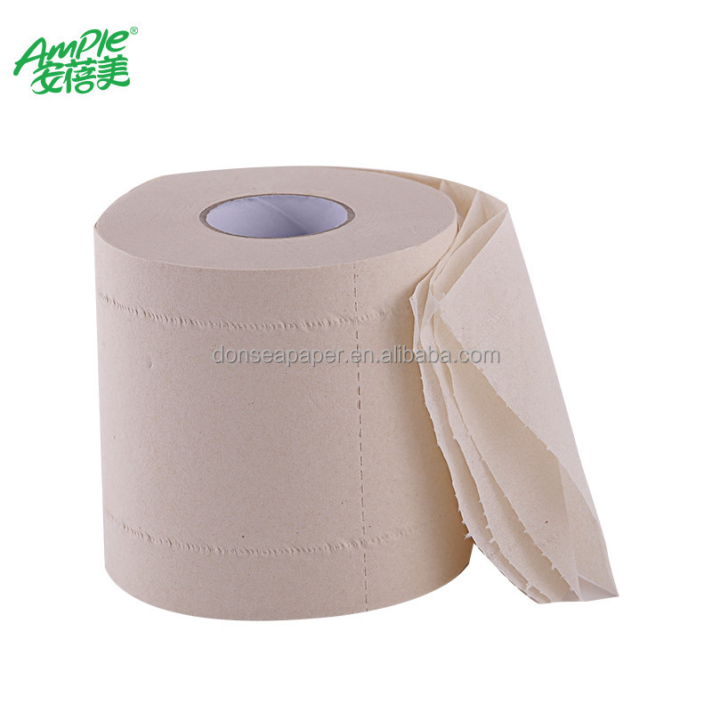 ISO 9001 Certified Bamboo Pulp Unbleached Healthy Personalized Hemp Toilet Paper from Factory
