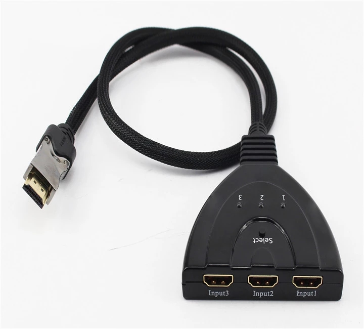 3 порта HDMI разветвитель 1x3 4K @ 30 Гц