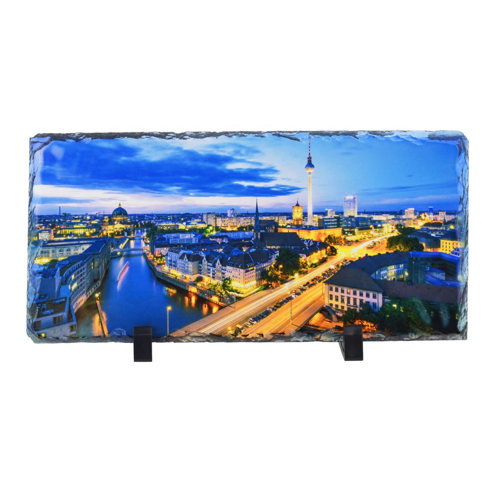 Прямоугольная Фоторамка с изображением камня 16x30 см, сублимационная пользовательская фоторамка
