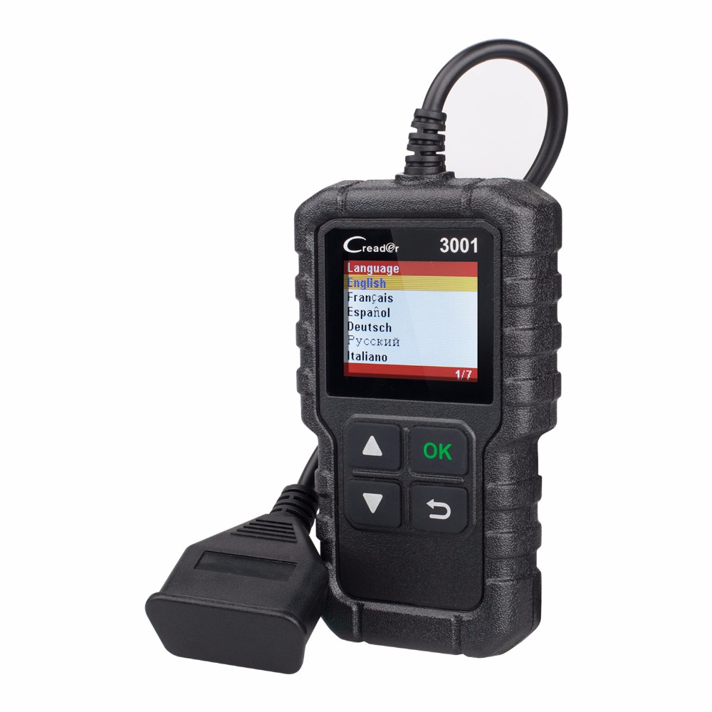 LAUNCH CR3001 Full OBD2 Functions Auto Code Reader Scanner CR 3001 OBDII/EOBD Creader 3001 Car Diagnostic Tool