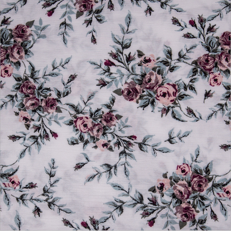 100%Viscose/rayon Dyed Printed Chiffon Voile Crepe Breathable Soft Fabric for Women Dress Scarf china textile factory supplier