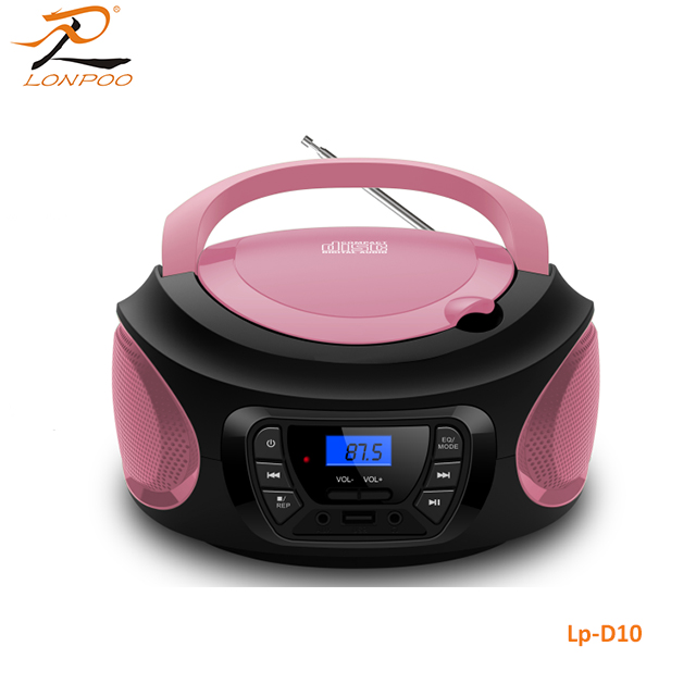 Новые поступление модуль kinderen cd boombox с розовый черный синий цвет дополнительно
