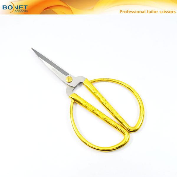 S11007 qualified heavy-duty tailor brass handle scissor