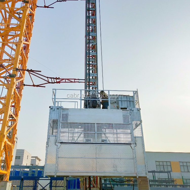 Curved and Inclined Building hoist