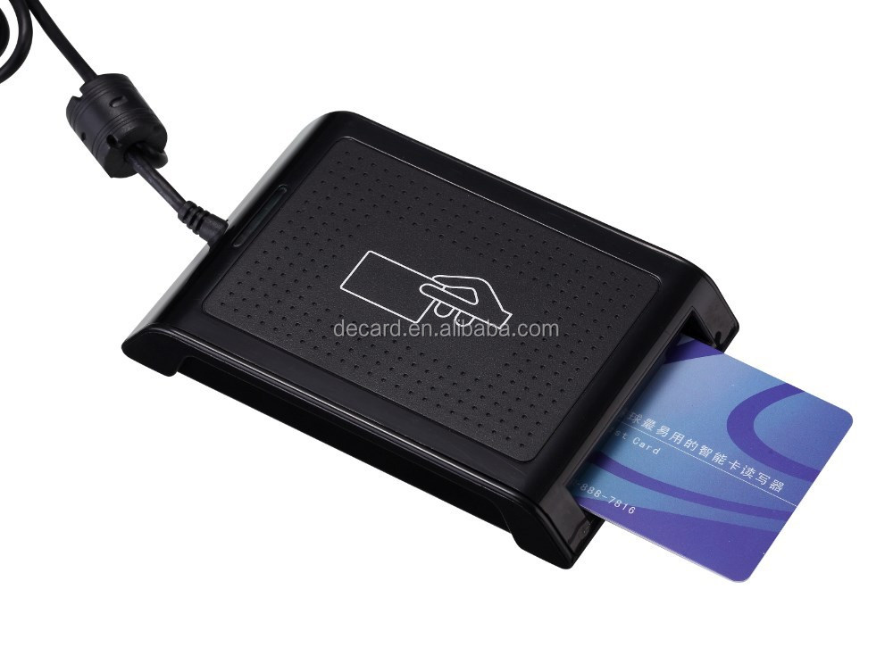Планшет USB считыватель смарт-карт, отвечающих требованиям, так и бесконтактным интерфейсы, встроенный ISO7816 слот SAM