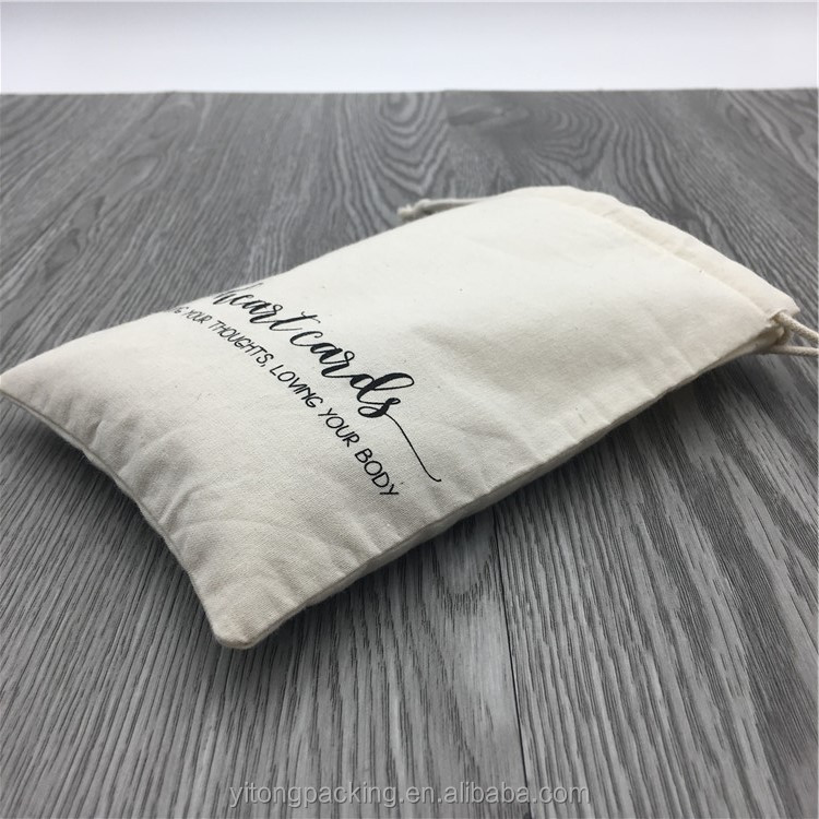 Натуральный сумки из органического хлопка Drawstring сумки мешок свадьба пользу Подарочная упаковка сумка Вечерние партии сумки
