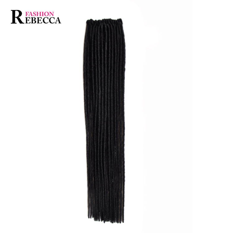 Rebecca Мода Горячая продажа искусственный locs предварительно плетеные крючком синтетические плетеные волосы для наращивания